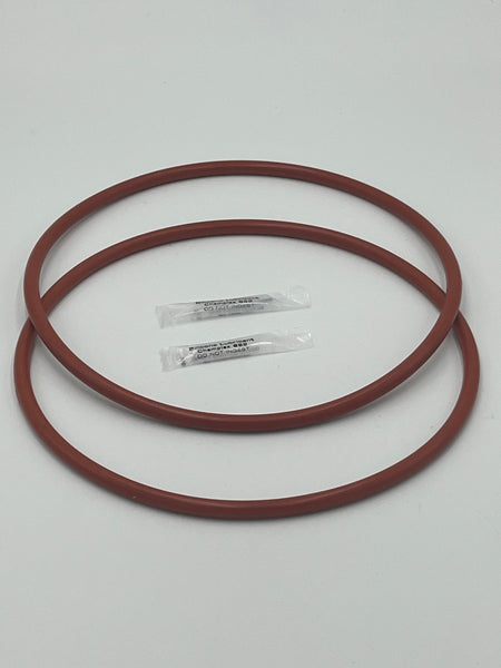 2pk +2 Lube orings compatible for 47-0442-33-R red silicone higher heat resist