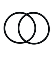 2pk compatible with Intex Small Top Cover O-Ring Model 10325, approx 5" ID
