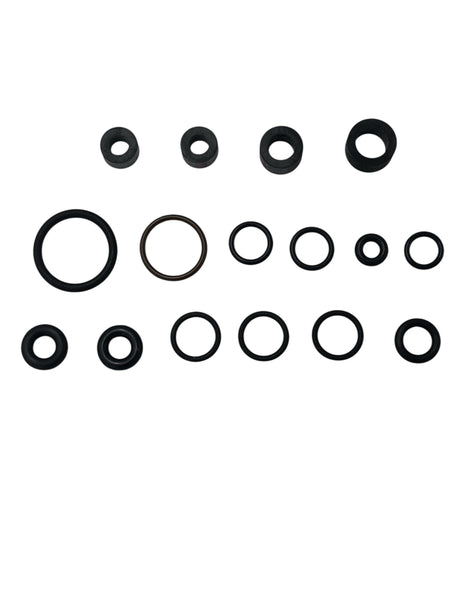 O-Ring Depot Kit Compatible for 1999-03 7.3L Ford Powerstroke Diesel Fuel Housing Bowl Reseal Kit + Vibra Locs FKM Compatible to Viton