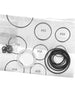 O-rings +Seal  649695-00 Kit compatible with Porter Cable FN250C Types 1-3