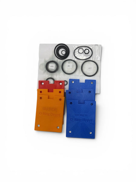 O-Ring Depot kit O-Rings + 3 Shoes 3/4" + 3 Shoes 1/2" #5A for Bostitch MIIIFN MIIIFS