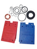 O-Ring Depot kit O-Rings + Gasket 180256 + Bumper 105044 + 3 Shoes 3/4" + 3 Shoes 1/2" #6C for Bostitch MIIIFN MIIIFS Dewalt DWMIIIFN DWMIIIFS