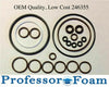 Professor Foam 15 pack Premium A-Quality rebuild kit compatible for Graco 246355 fits Fusion Air Purge