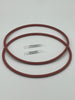 2pk +2 Lube orings compatible for 47-0442-33-R red silicone higher heat resist