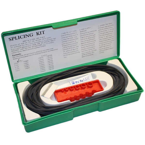 Viton 75 Durometer Splicing Kit, 5 Pieces, 7' each. sizes in picture