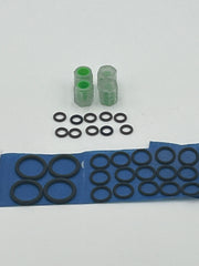 O-rings + 4 fluorescent caps compatible for 15- 11105 4- 11132A 10- 11324