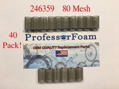40 pieces of 80 mesh filters compatible with 246359